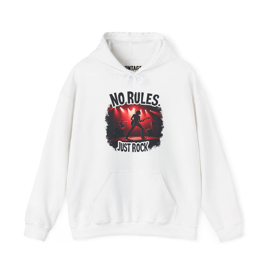 Band No Rules Just Rock Hoodie