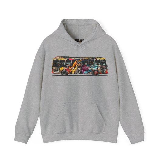 Retro Graffiti Bus Hoodie