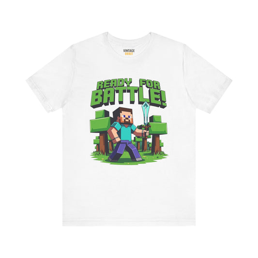 Minecraft Ready For Battle T Shirt