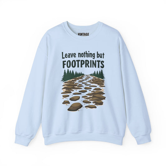 Hiking Leave Nothing But Footprints Sweatshirt