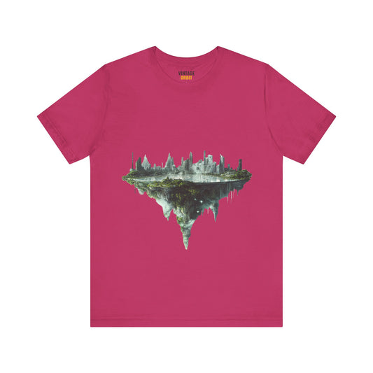 Alien Floating Futuristic City T Shirt