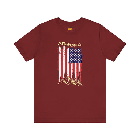 Hiking Arizona Flag Adventure T Shirt