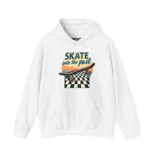 Retro Skate Into The Past Hoodie