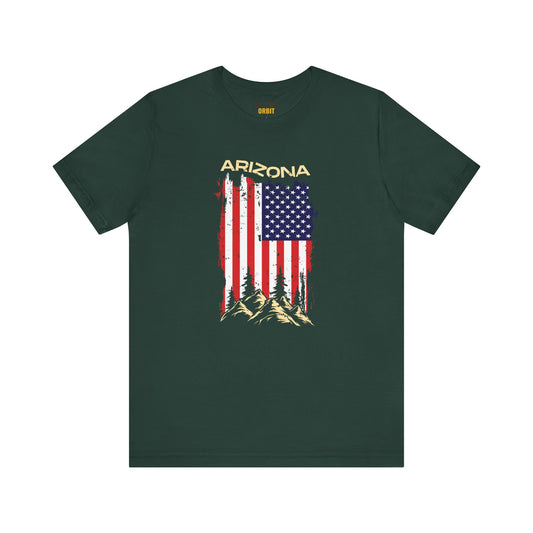 Hiking Arizona Flag Adventure T Shirt