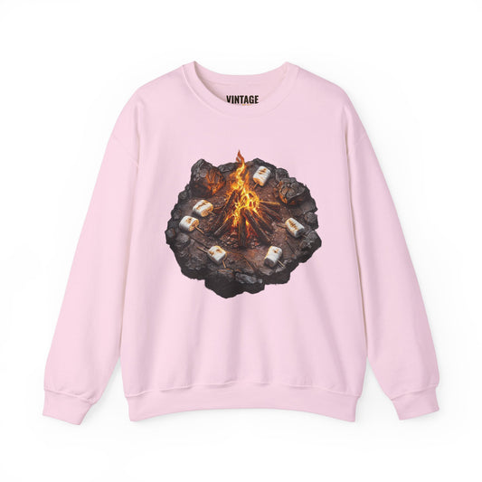 Adventure Rocky Campfire Marshmallows Sweatshirt