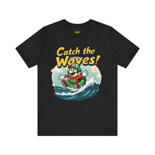 Mario Catch The Waves T Shirt