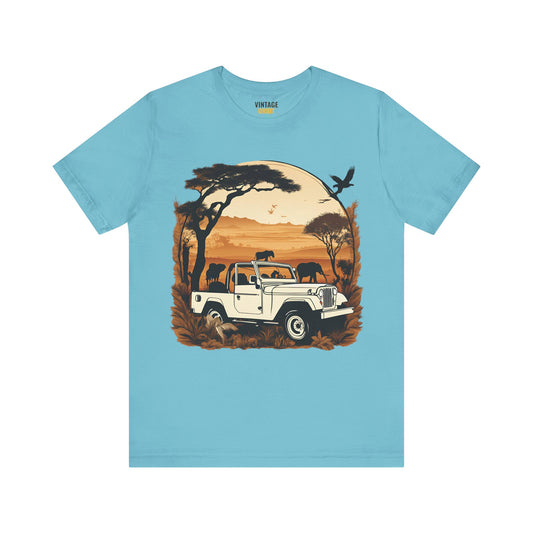 Adventure Wildlife Safari Jeep T Shirt