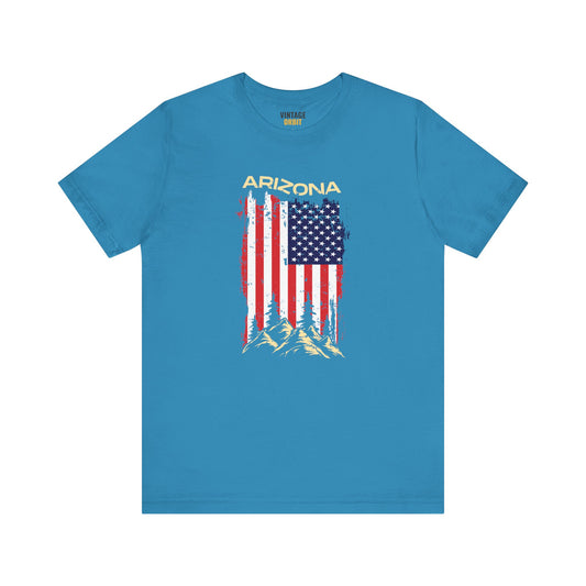 Hiking Arizona Flag Adventure T Shirt