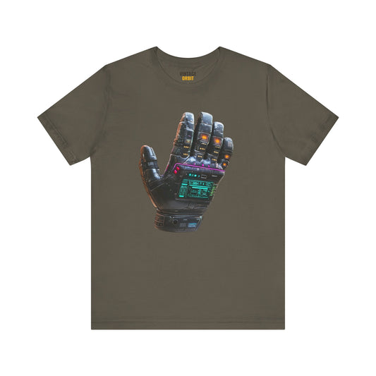 Retro Gaming Futuristic Robotic Hand T Shirt