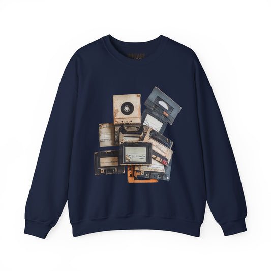 80s Vintage Cassette Tapes Sweatshirt