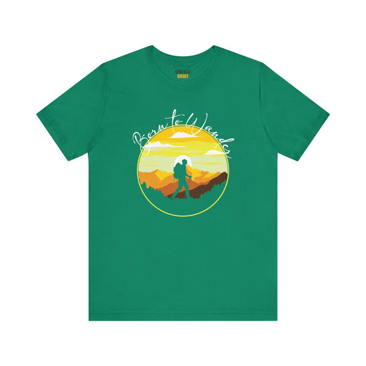 Hiking Born to Wander Hiking T Shirt