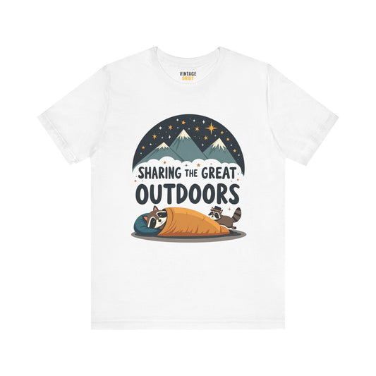 Summer Camp Sharing The Great Outdoors T Shirt