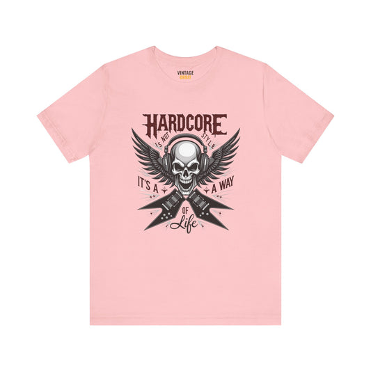 Band Hardcore Style Skull T Shirt