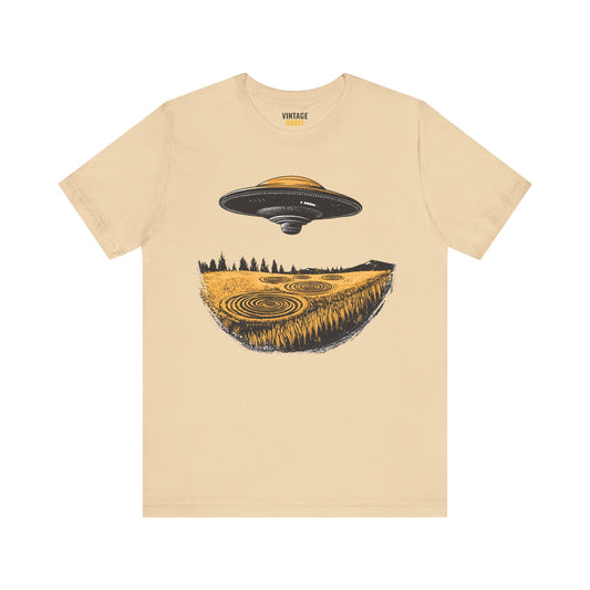 Alien UFO Crop Circles T Shirt