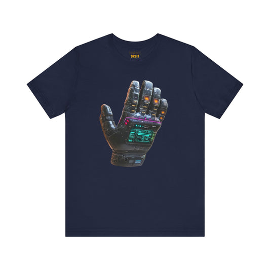 Retro Gaming Futuristic Robotic Hand T Shirt