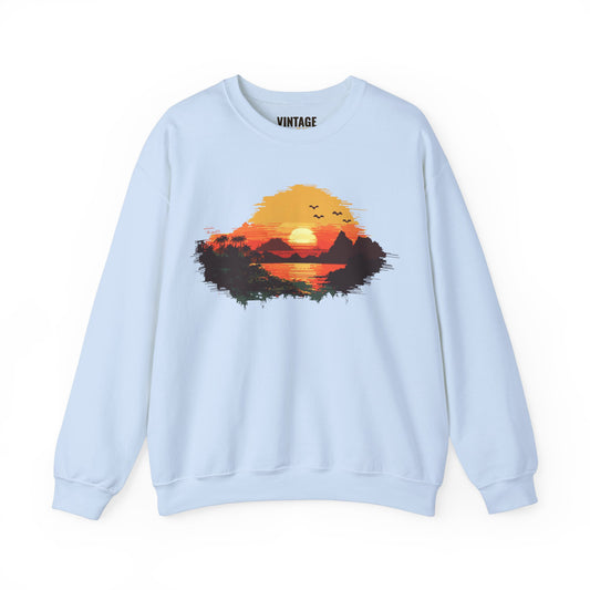 90s Pixel Sunset Sweatshirt