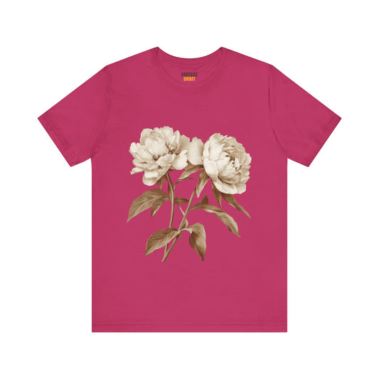 Flower Sepia Elegance T Shirt