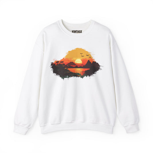 90s Pixel Sunset Sweatshirt