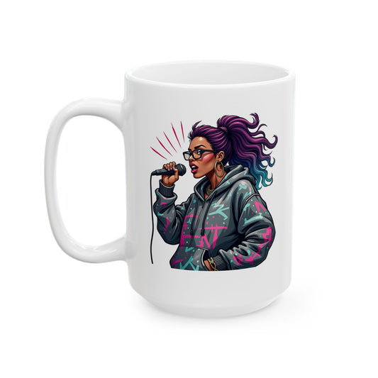 Hip Hop Vocal Flow Queen Mug