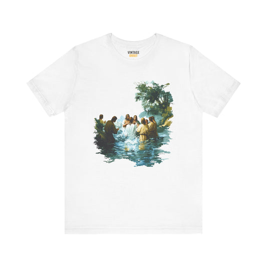 Christian Baptism Scene T Shirt