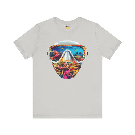 Fishing Coral Reef Dive Mask T Shirt