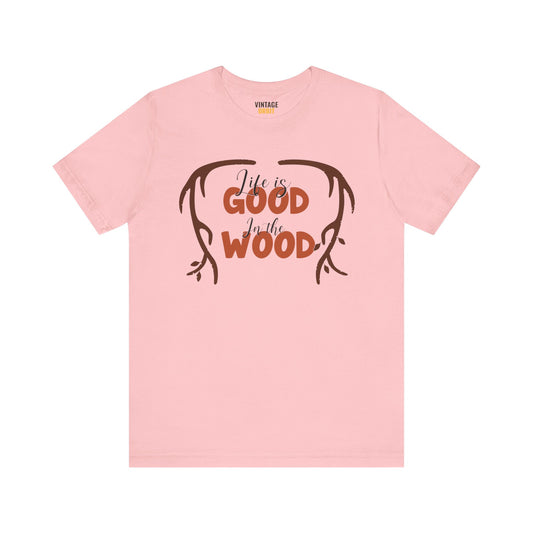 Summer Camp Quality Wood T Shirt