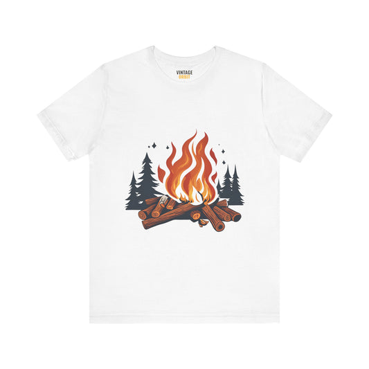 Adventure Campfire Flames T Shirt