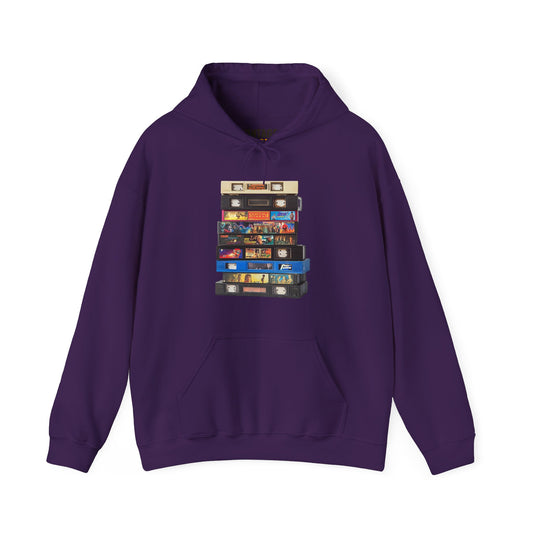 90s Retro VHS Stack Hoodie