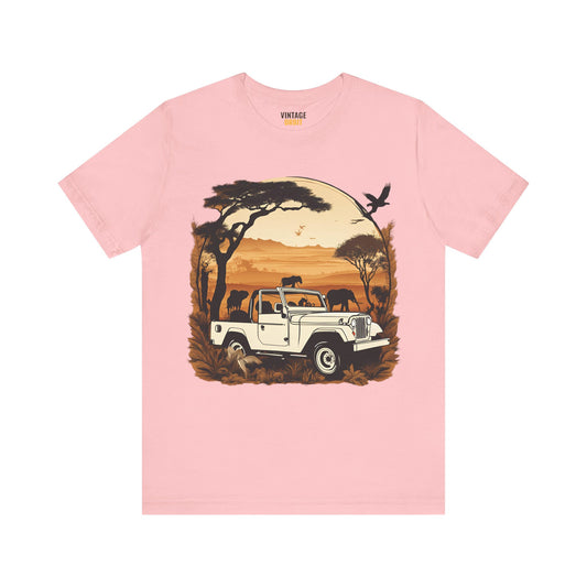 Adventure Wildlife Safari Jeep T Shirt