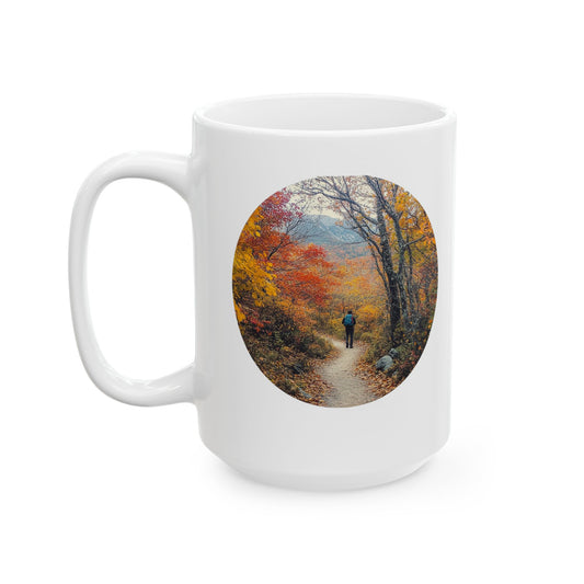 Hiking Autumn Trail Mug