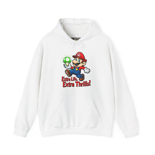 Mario Extra Life Extra Thrills Hoodie