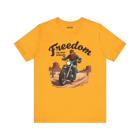 Retro Freedom on Two Wheels T Shirt