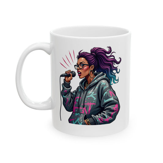 Hip Hop Vocal Flow Queen Mug