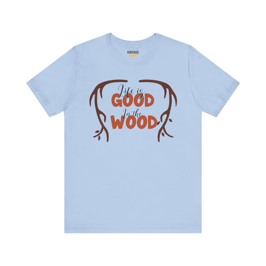 Summer Camp Quality Wood T Shirt