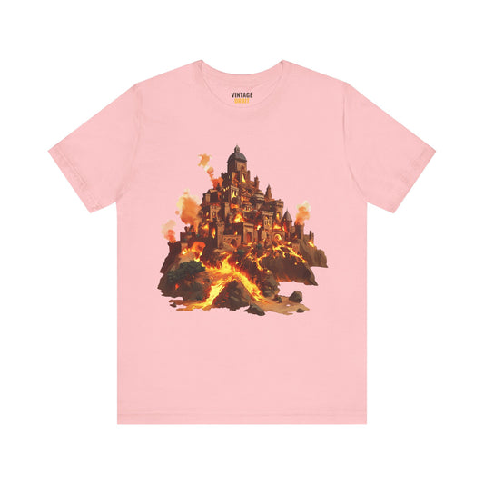 Zelda Burning Castle T Shirt