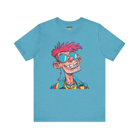 90s Funky Pink Hair T Shirt