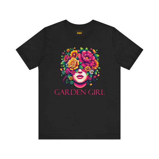 Flower Garden Girl T Shirt