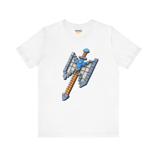 Minecraft Pixel Battle Axe T Shirt