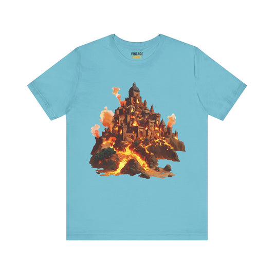 Zelda Burning Castle T Shirt