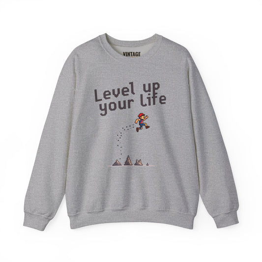 Retro Gaming Level Up Your Life Sweatshirt