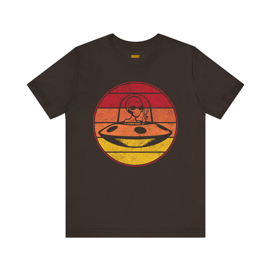 Alien Peaceful Sunset T Shirt