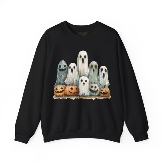 Alien Ghosts And Pumpkins Sweatshirt