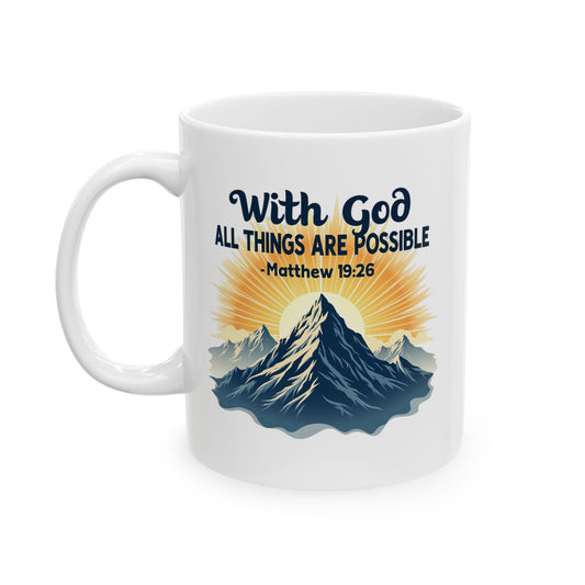 Christian With God All Things Are Possible Mug