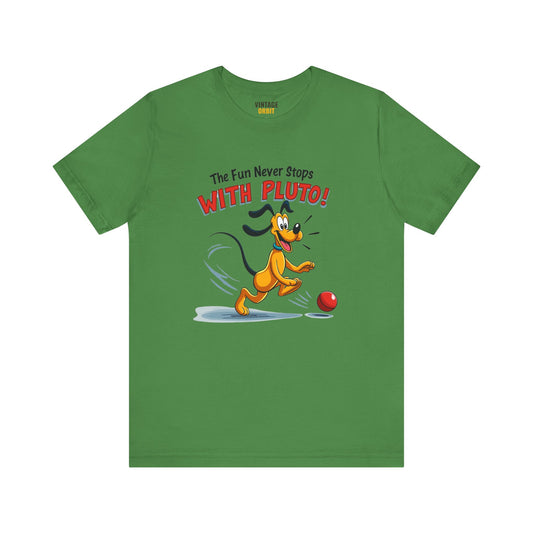 Disney The Fun Never Stops With Pluto T Shirt