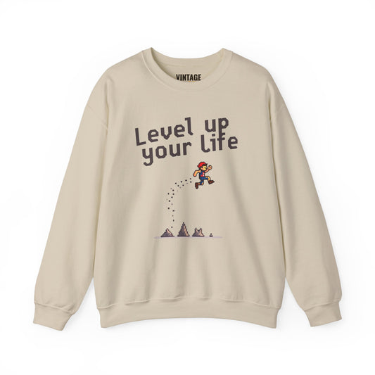 Retro Gaming Level Up Your Life Sweatshirt