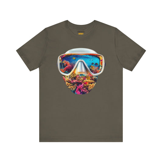 Fishing Coral Reef Dive Mask T Shirt