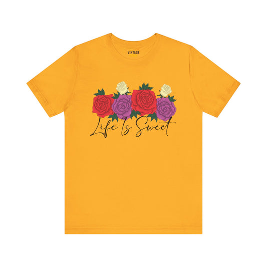 Flower Elegant Roses Bloom T Shirt