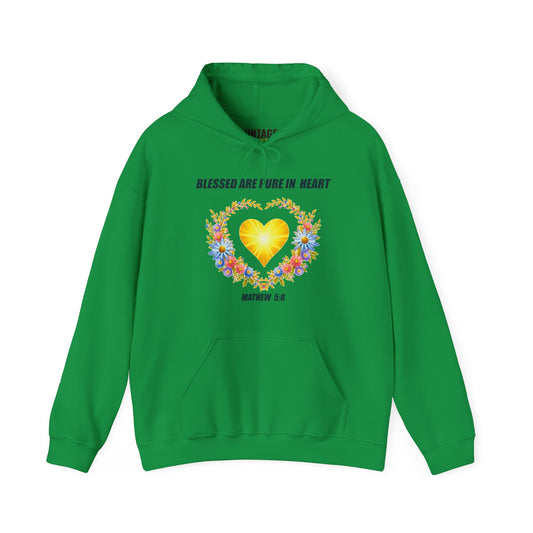 Christian Blessed Are The Pure In Heart Hoodie