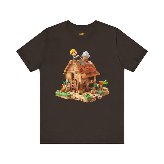 Minecraft Block Builder House T Shirt