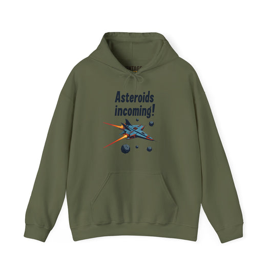 Retro Gaming Asteroids Incoming Hoodie